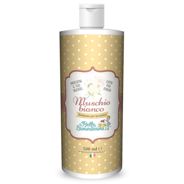 La Bella Lavanderina, Wasparfum, Muschio Bianco, 500 ml.